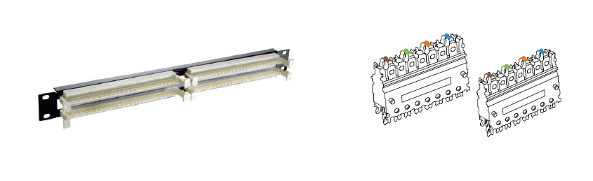 Wall Mount and Rack Mount 110 Wiring Blocks
